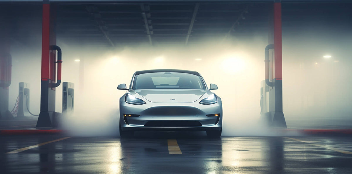 Tesla steams while charging - what's happening? – Tesla Ausstatter