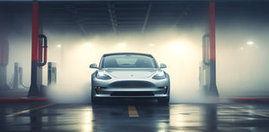 Tesla steams while charging - what's happening?