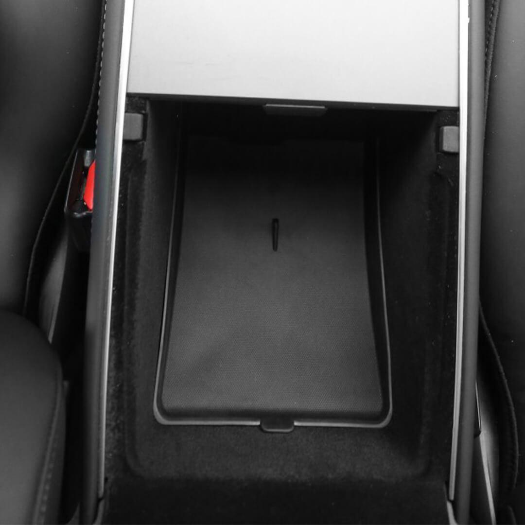 Armrest Compartment Rubber Insert for Tesla Model Y and 3
