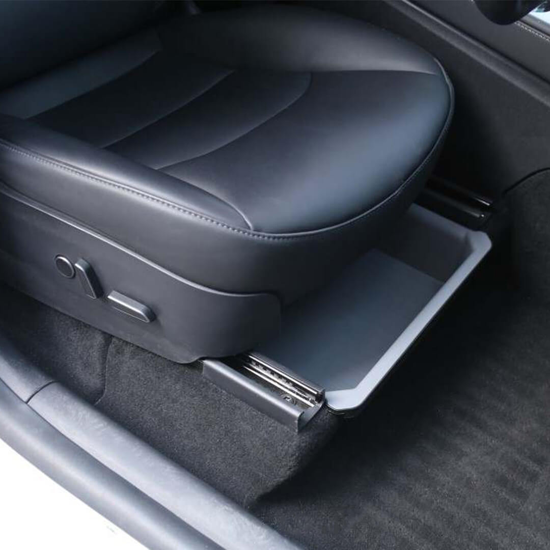 Model Y passenger seat storage box – Tesla Ausstatter