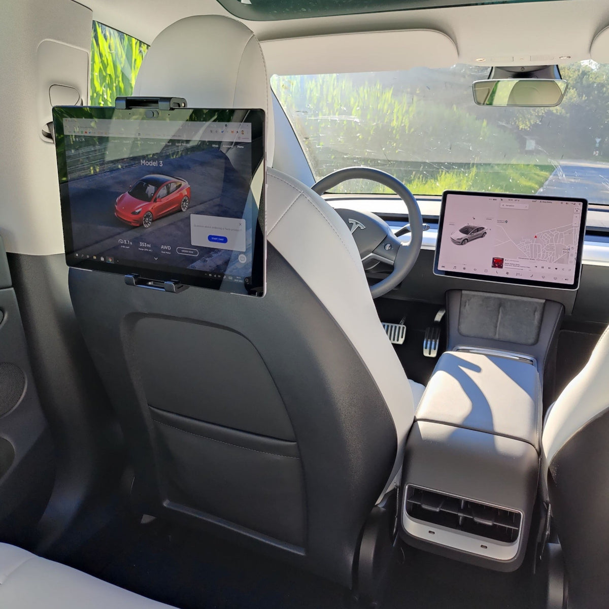 Tesla Model Y Car Ipad Holder Back Seat Tesla Model Rear Seat